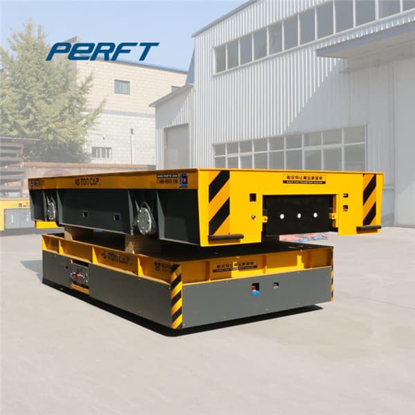 industrial motorized cart with swivel casters 30 tons